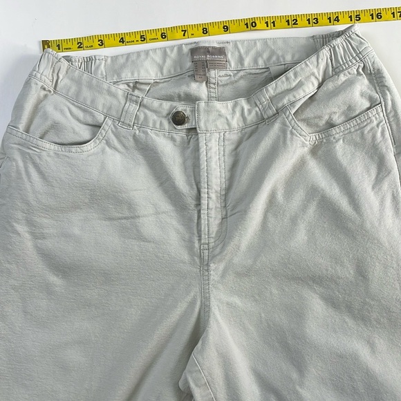 Royal Robbins Canvas Billy Goat II Ivory Crop Pant Size 14 Wide Leg - Picture 14 of 16